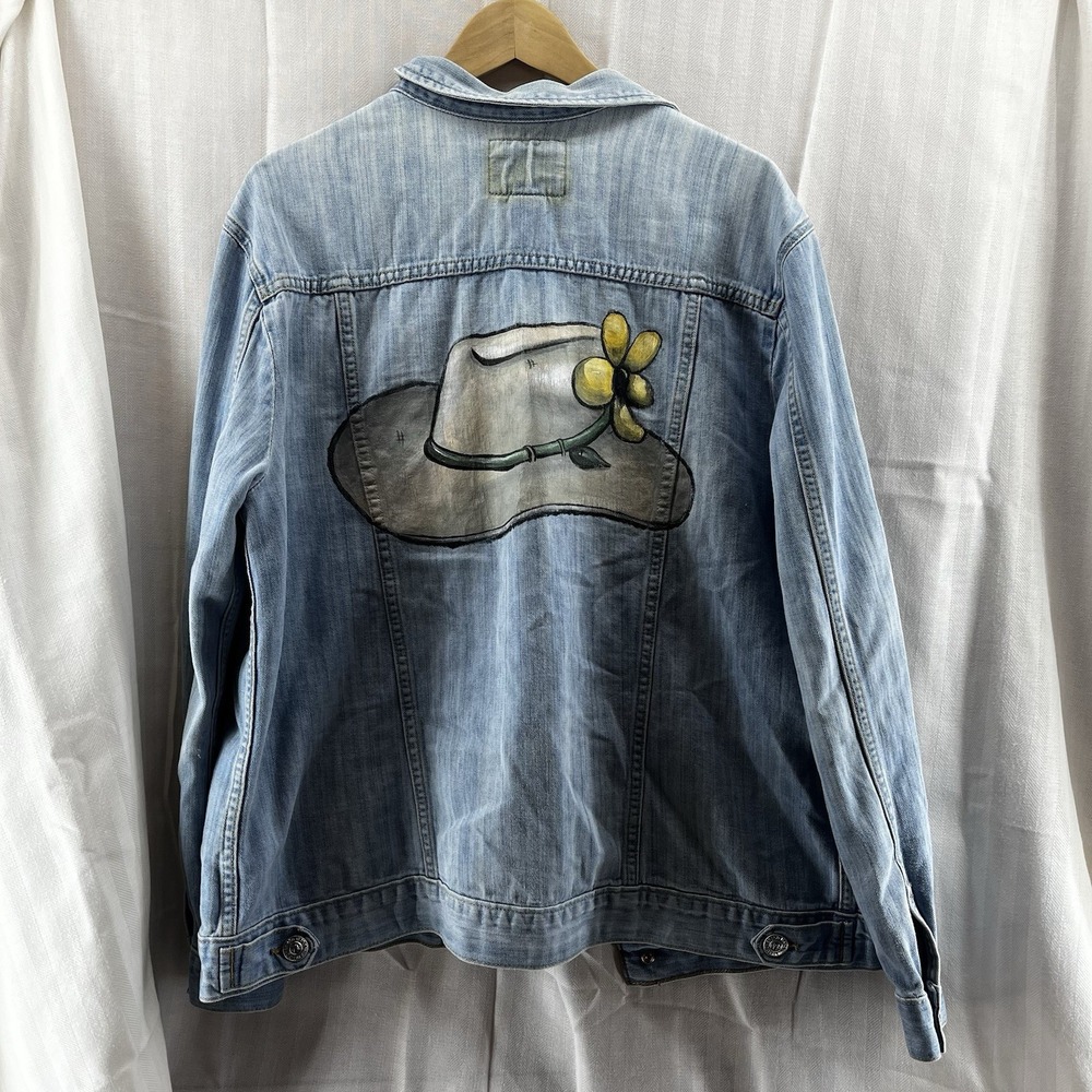 True Religion Denim‎ Men's Large Jacket Painted